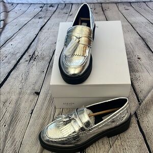 Steven Silver Beryn Platform Kiltie Tassel Loafer